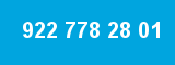 922 778 28 01